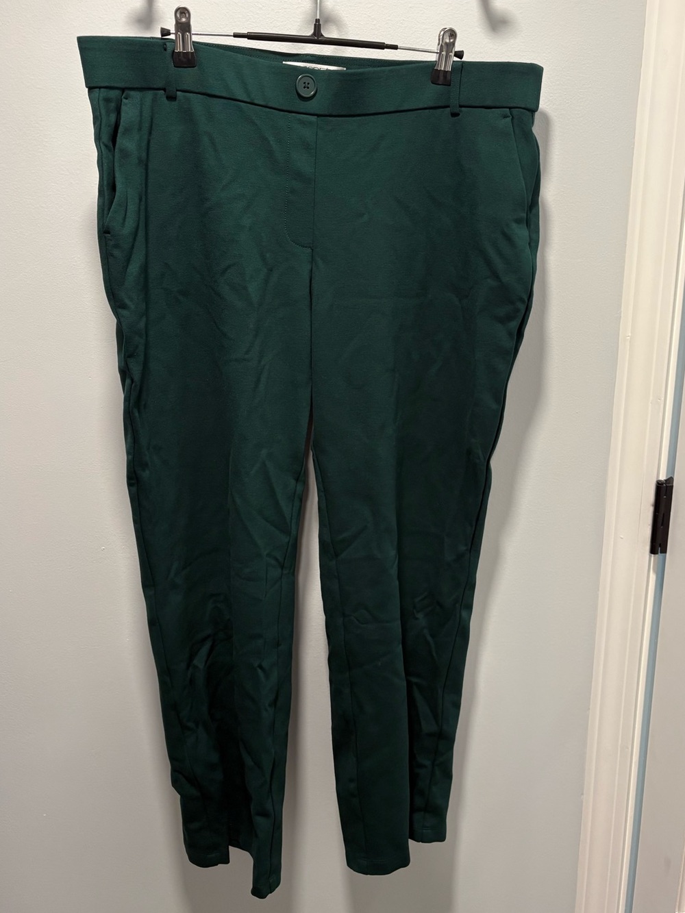 Kasper Forest Green Ankle Pants